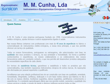 Tablet Screenshot of mmcunha.com